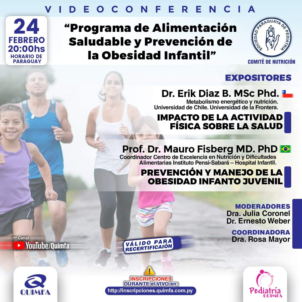 Jueves 24 de Febrero Sociedad Paraguaya de Pediatría 