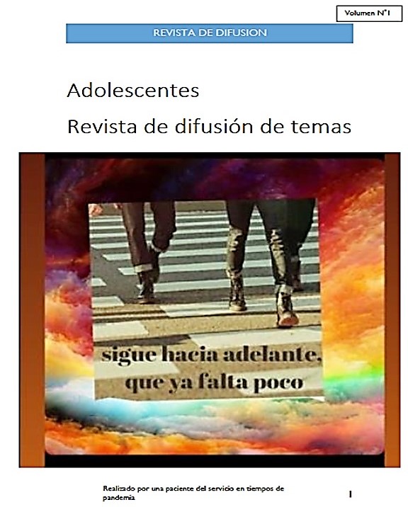 Revista Servicio de Adolescencia del Hospital de Niños Dr Orlando Alassia Santa Fe. Argentina Nº1 Febrero 2022