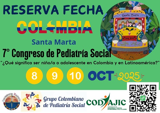 Reglamento de Trabajos de Investigación 7° Congreso Nacional de Pediatría Social 2° Congreso Internacional / Grupo Colombiano de Pediatría Social /Santa Marta (Colombia) - 8 al 10 de octubre2025