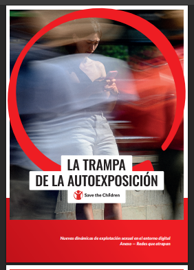 La trampa de la autoexposición. Save the Children 