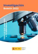 Investigación Boletín 2022.Todo lo que sabemos a tu disposición Plan Nacional Sobre Drogas.España