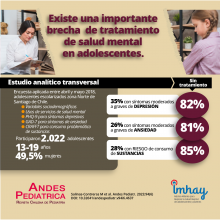 Disparidades en el uso de servicios de salud mental de adolescentes en Chile
