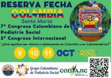 Reglamento de Trabajos de Investigación  7° Congreso Nacional de Pediatría Social 2° Congreso Internacional / Grupo Colombiano de Pediatría Social /Santa Marta (Colombia) - 8 al 10 de  octubre2025